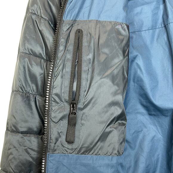 Everlane Reversable Packable Puffer Blue 5 Zipper Pockets Men XS Primeloft - Picture 9 of 14